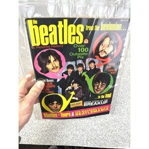 MAG: Beatles From The Beginning.. #1 1977-1st issue-Beatlemania